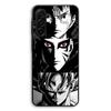 Case For Samsung Galaxy A17 Sangoku Naruto Luffy One Piece Dragon Ball Z Black and White Background Maniacase