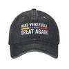 Washed Baseball Cap Make Venezuela Great Again Summer Trucker Hat for Unisex Women Venezuelan Outdoor Sports Sun Baseball Caps