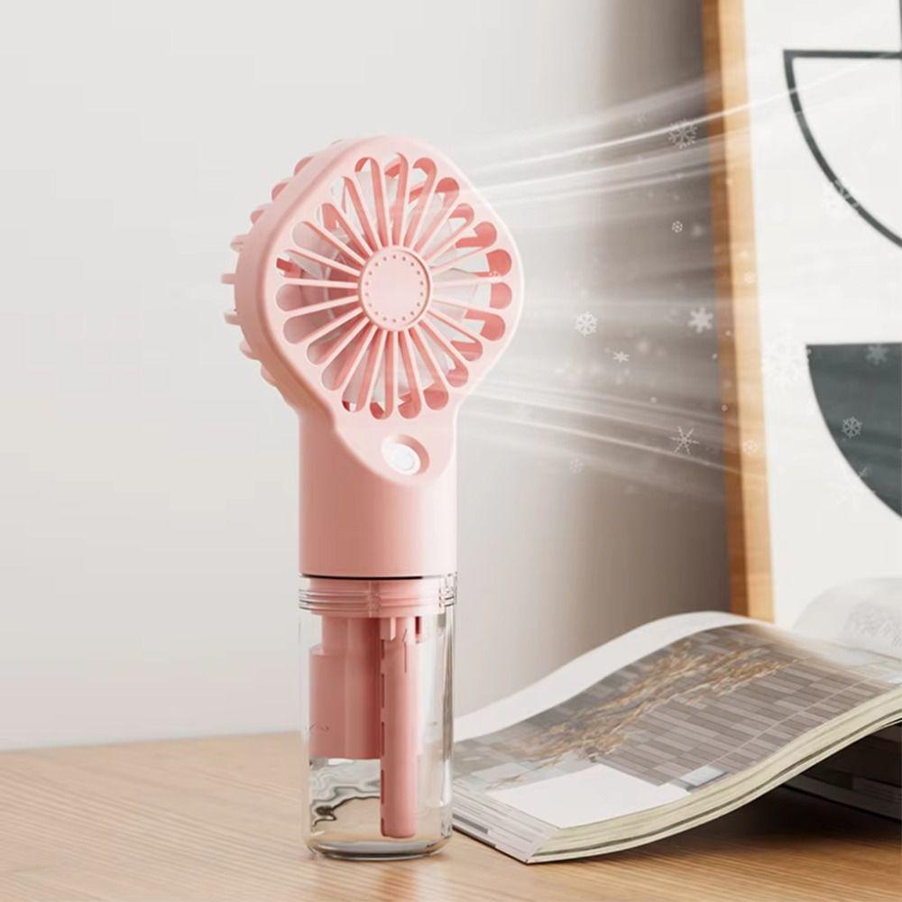 Durable Cooling Spray Fan Colorful Small Personal Cooling Fans Gift Mini Cooling Fans  Summer