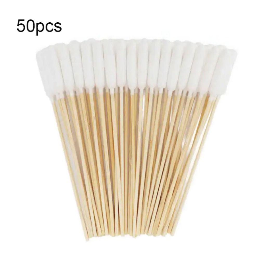 50pcs Single-head Pet Cotton Swabs Disposable Pet Ear Wash Cotton Ball Dog Wash Ear Stick Grooming
