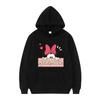 Disney Mickey Mouse Pattern Woman Fleece Casual Loose Black Autumn Tops Clothes Pullovers Ladies Cheap Hoodies Men Sweatshirts