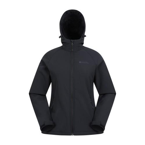 Mountain Warehouse Womens/Ladies Arctic Faux Fur Lined Water Resistant Soft Shell Jacket