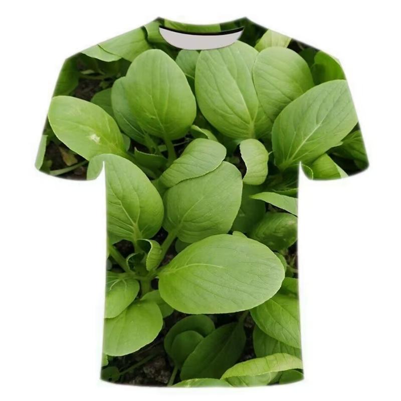 Funny Vegetables Cucumber 3d Print Graphic T Shirts Y2k Mens Designer Clothes Women Kids Personality Creative Casual O-neck Tops