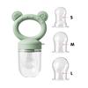 1 Set Food Grade Teething And Feeding Pacifier Silicone Fruit And Vegetable Feeder For Infants And Toddlers 6-36 Months