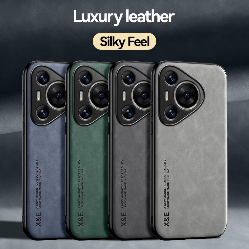 For Huawei Pura 70 Pro Plus 5G Case Magnetic Holder Leather Phone Case For Huawei Pura 70 Ultra Pura 70Pro Shockproof Back Cover