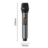 Wireless Microphone System with Handheld Mic UHF Professional Dynamic Microphones for Home Cinemas
