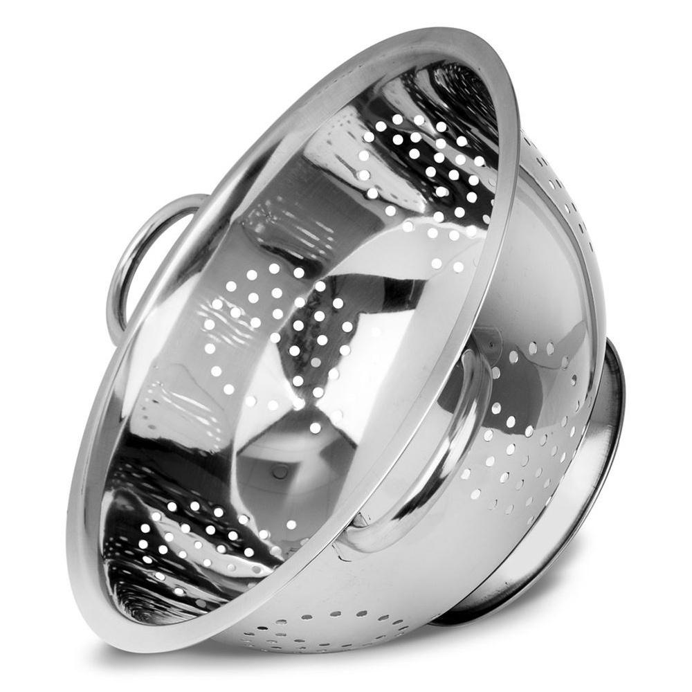 Steel kitchen strainer 28 cm