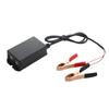 DC Power Adapter with Battery Clip 12V Vehicle USB Charger for Cellphone 4 Ports Automatically Identify Shunt Charging