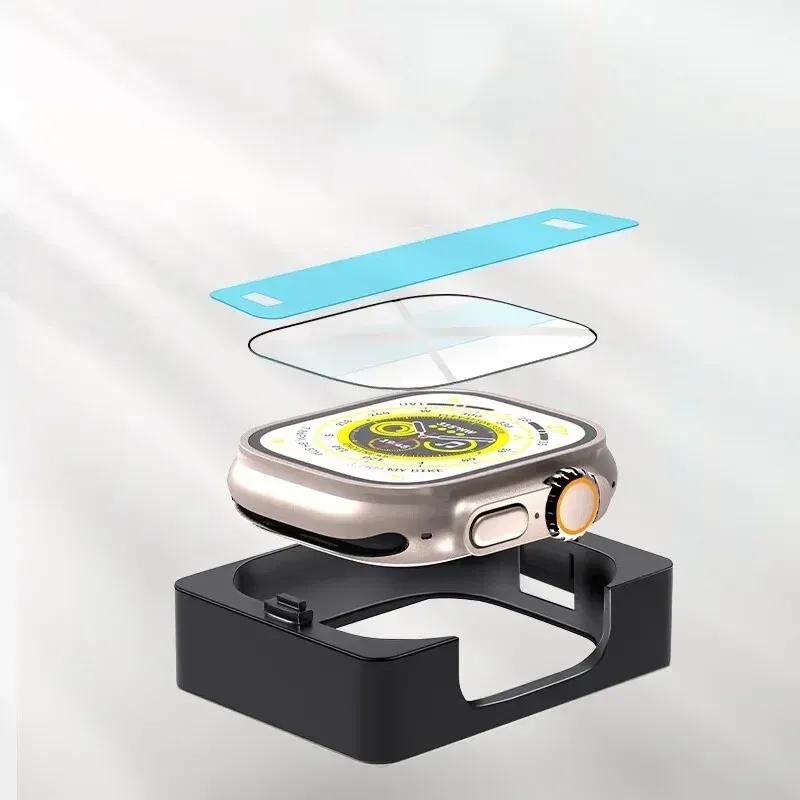 3шт керамическая пленка инструмент для установки для Apple watch Ultra 9 8 7 49мм 45мм 41мм Защитная пленка для экрана для iwatch 10 6 5 46мм 44мм 40мм 42мм