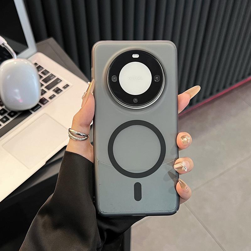Защитный чехол Huawei Mate80 Pro, матовый, с Magsafe, из ПК, ледяной туман, магнитный, прозрачный.