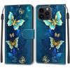Рой бабочек из искусственной кожи, чехол-книжка с откидной фоторамкой для iPhone Samsung Huawei Honor Xiaomi Redmi Oppo Sony Motorola Nokia Google