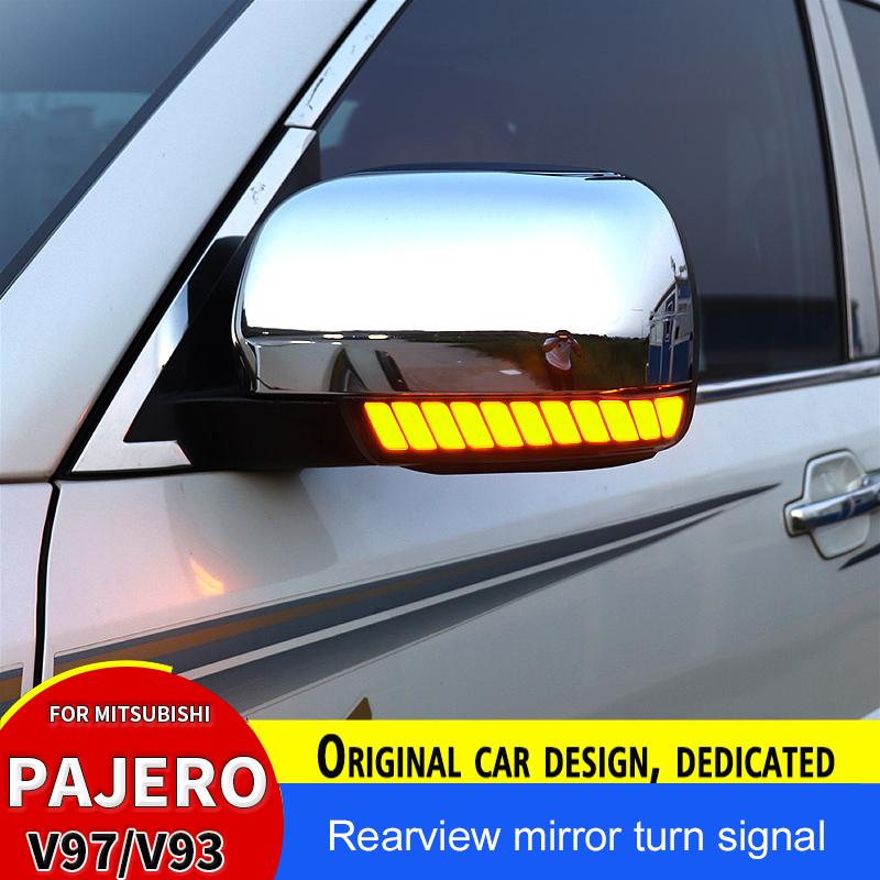 Для Mitsubishi Pajero Montero сборка дневных ходовых огней V97 V93 V87 зеркало заднего вида сигнал омывателя указатель поворота модификация