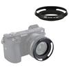 JJC Sony Lens Hood Lens Hood Lens Cover Sony E PZ OSS SELP1650 Nikon 1 NIKKOR 10mm Lens Compatible with Sony II A6600 A6300 A6100 A6000 A5100 A5000
