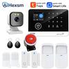 Tuya Smart WiFi GSM Home Security Pet PIR Alarm System RFID APP Control Wireless Solar Siren Outdoor Camera Volume Adjustable