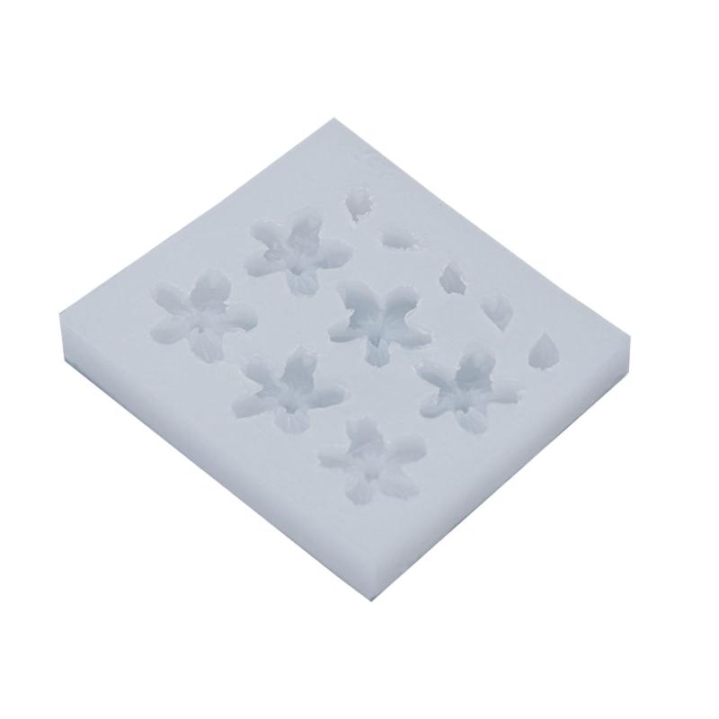 Flower Shape Silicones Cookie Biscuits Molds DIY HandMade Chocolate Cake Decorations Baking Tool Epoxy Resins Molds