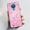 Для Nokia 1.4 TA-1322 Nokia 3.4 TA-1288 TA-1285 TA-1283 Чехол Модный Чехол для Телефона с Рисунком Цветов Черный Мягкий Силиконовый Задний Чехол