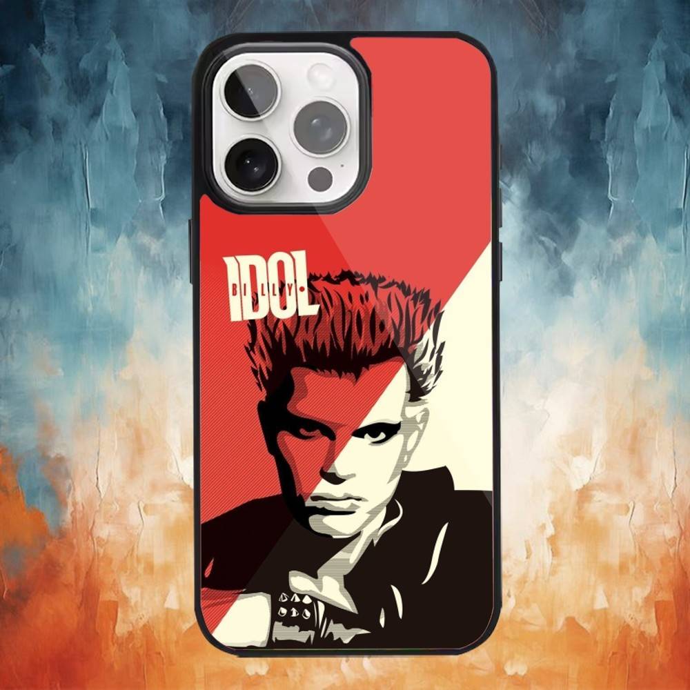 Чехол для телефона певца B-Billy Idol для iPhone 17,16,15,14,13,12,Plus,Pro,Max для MagSafe Магнитная беспроводная зарядка
