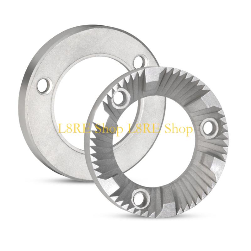 L8RE Набор из 2 высокоточных 40-мм жерновов для кофемолки Нержавеющая сталь Эффективность помола Снижение нагрева