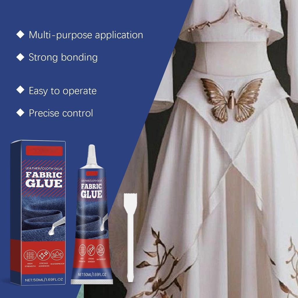 50 мл многофункциональный клей для ткани для одежды шаблон отверстия кожа многофункциональный клей для ткани