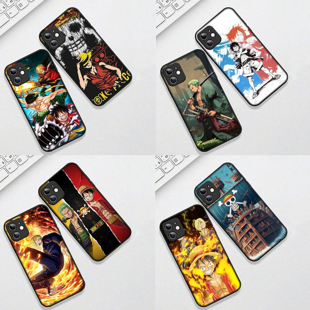 for Motorola Moto G86 G57 G67 G24 G15 G54 Power G13 G14 G34 G35 G45 G53 G55 G64 G75 G72 Case Roronoa Zoro Sanji Luffy One Pieces