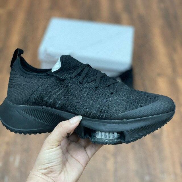 Новая эластичная обувь, мужские и женские тренировочные марафонские кроссовки на воздушной подушке, максимальный размер 45, с коробкой