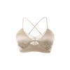 Silk suspender bra  mmi stretch satin mulberry silk sexy cross-strap underwear