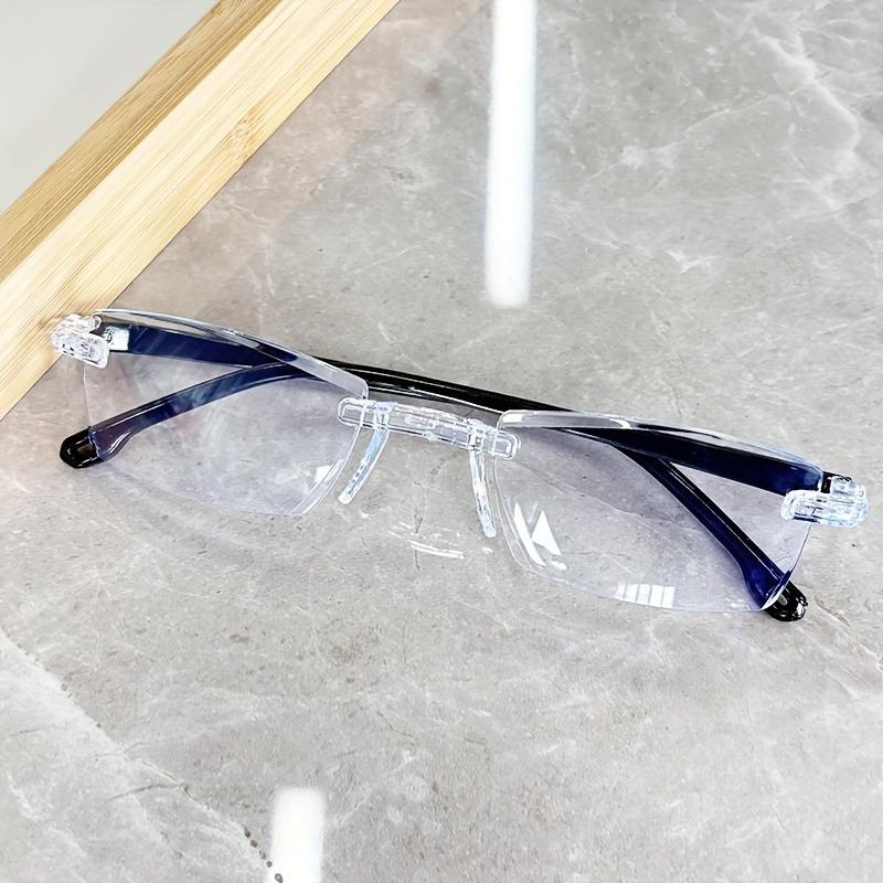 8 штук Мужские очки для чтения Легкие Y2k Очки с острыми краями для дальнозоркости Унисекс Увеличительные очки для чтения