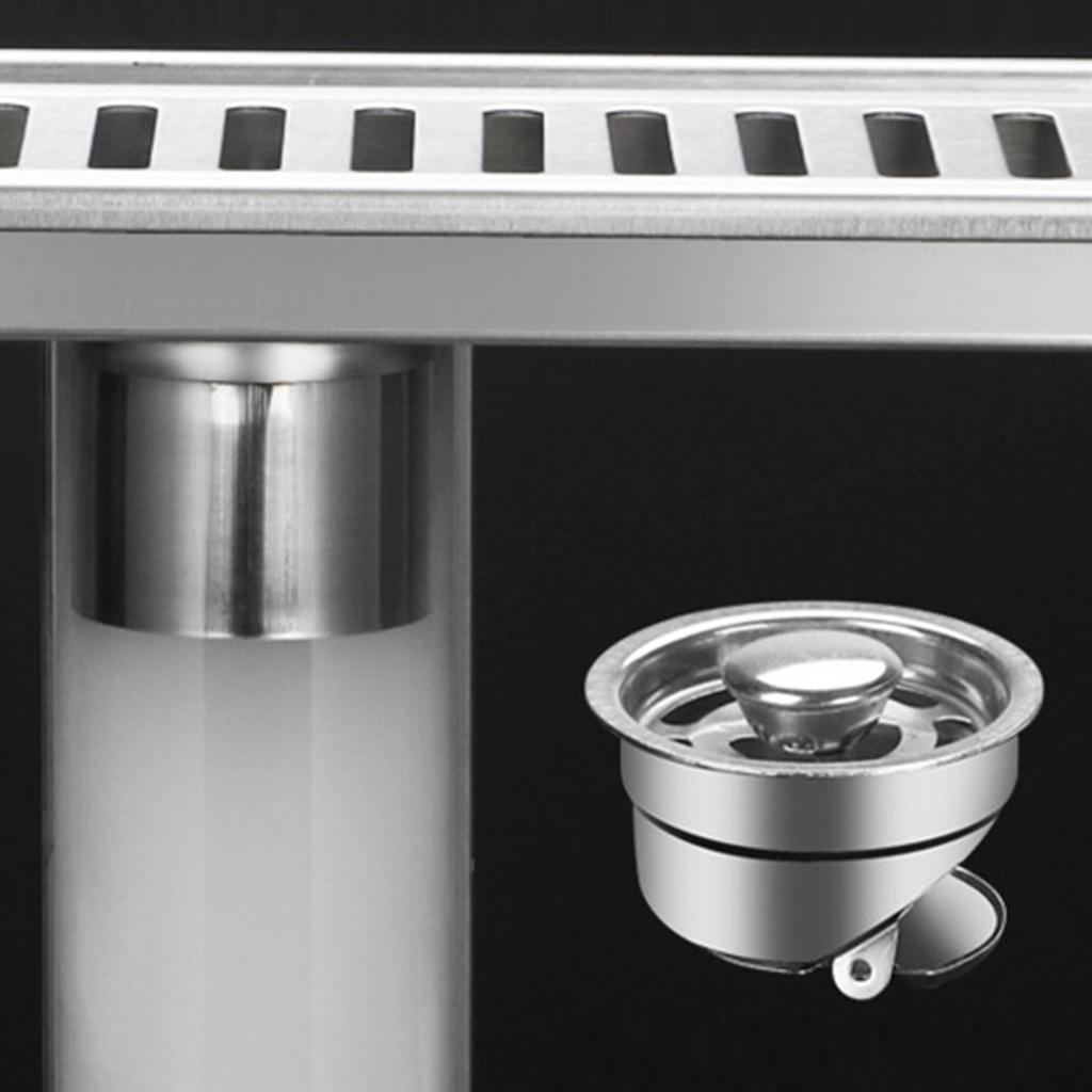 Душевой слив длинный из нержавеющей стали дезодорант съемный слив для пола для ванной комнаты отеля 40 см сторона