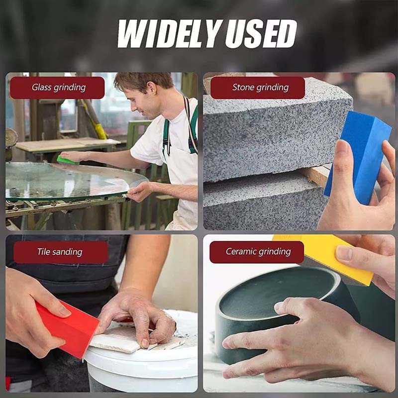 4x алмазный шлифовальный диск ручная полировальная колодка шлифовальный блок для плитки стекла мрамора