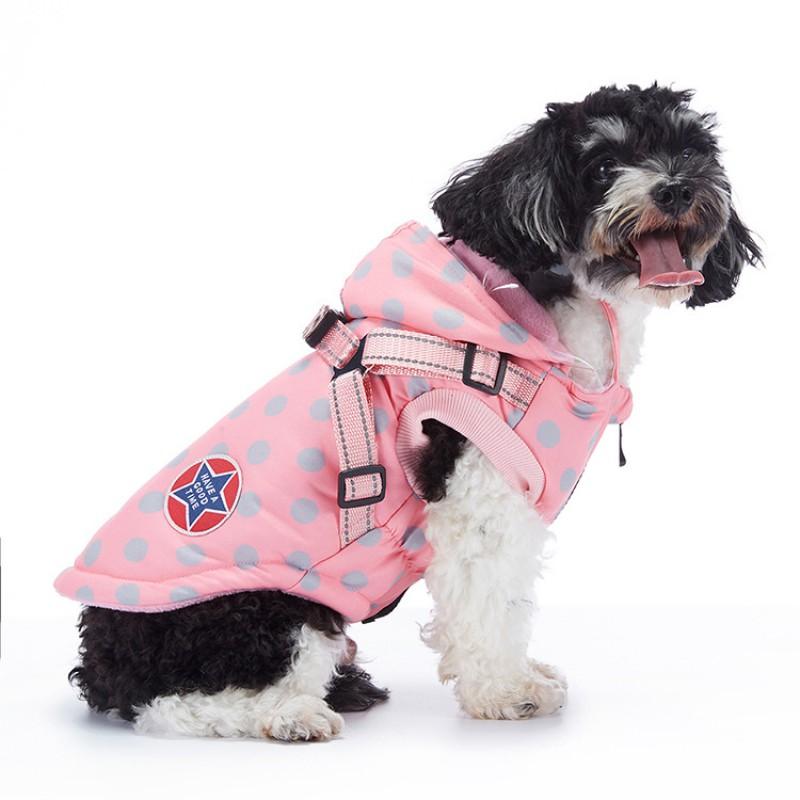 Waterproof Dog Harness Coat Winter Warm Pet Clothes Small Medium Large Dogs