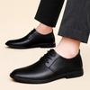 Модные нескользящие мягкие подошвы высококачественные мужские туфли из натуральной кожи на плоской подошве со шнуровкой повседневные туфли новые классические туфли-оксфорды из коровьей кожи для мужчин