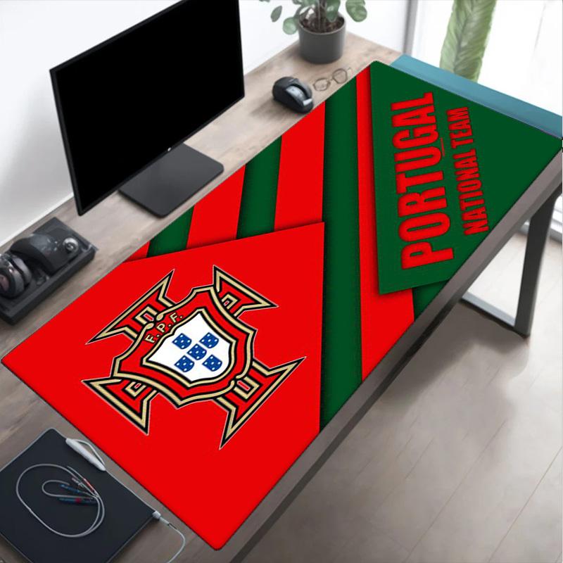 Portugal Football Crest Mouse pad Mouse pad, Gaming Mouse Pad, keyboard pad, Desk Decor for computer notebook Fan Gift Birthday Gift
