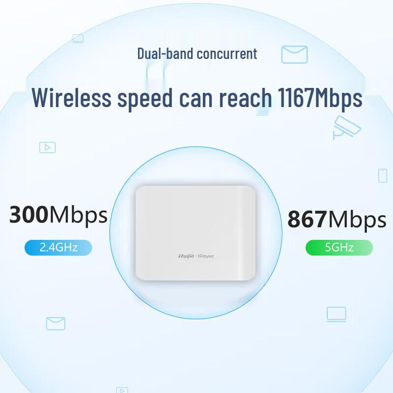 Ruijie Whole Home WiFi 1-to-4 AP Set
