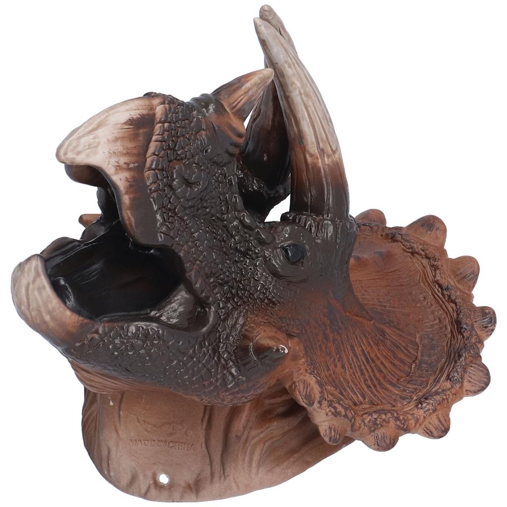 Triceratops Puppet Rubber Nontoxic Durable Hand Painted Appearance Triceratops Hand Puppet