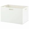 Inbox Storage Box, Large, White (38.9cm W X 26.6cm D X 23.6cm H), Fits Color Boxes Perfectly, Features 3-Way Handles, Stackable, Stylish, Drawer