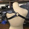 New Stylish Handsome Cosplay Accessories Steampunk Medieval Viking Leather One-shoulder Armor with Side Straps Retro Leather