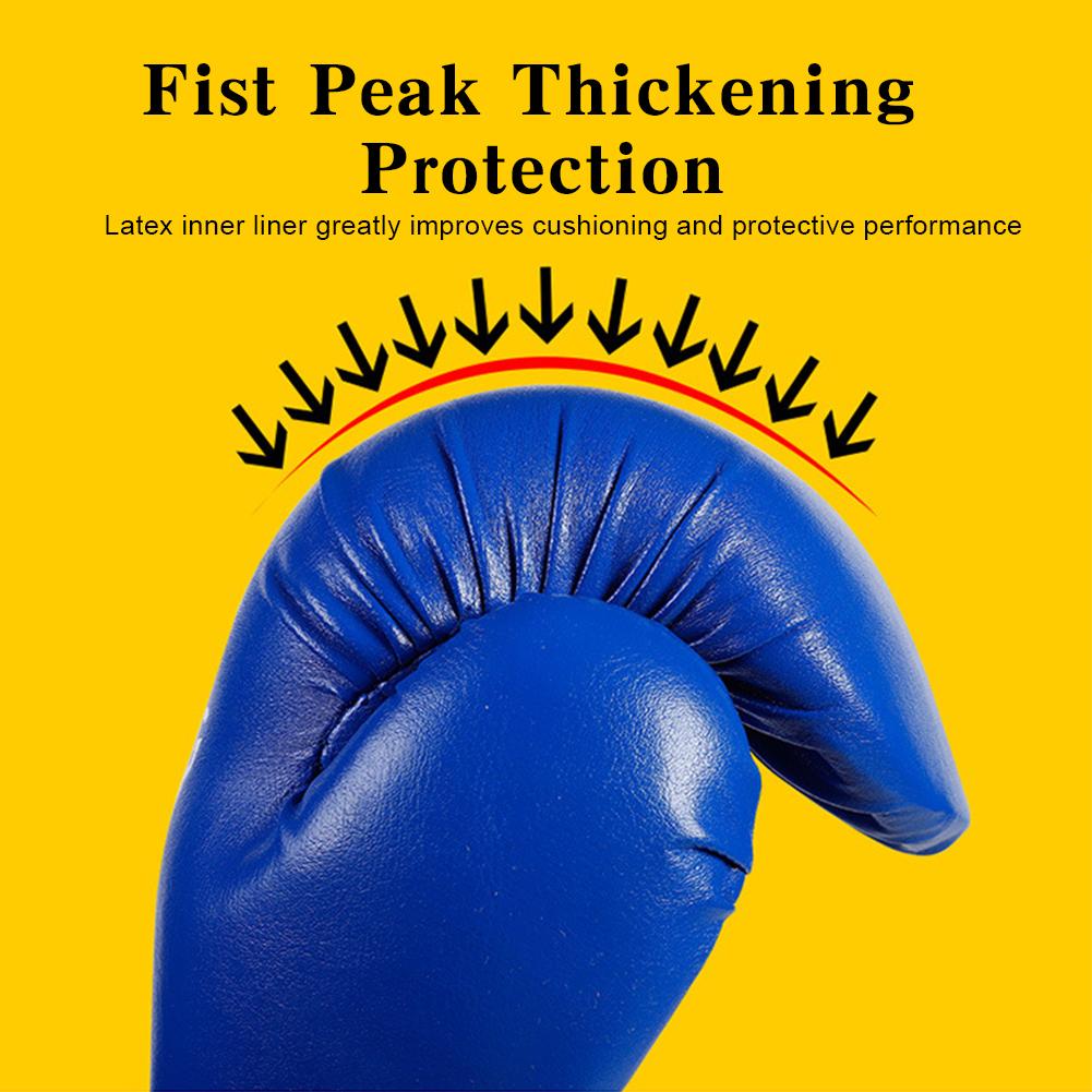 Боксерские перчатки, удобные перчатки для кикбоксинга, профессиональные боксерские перчатки из искусственной кожи, перчатки для тхэквондо, тренировочные перчатки с песком