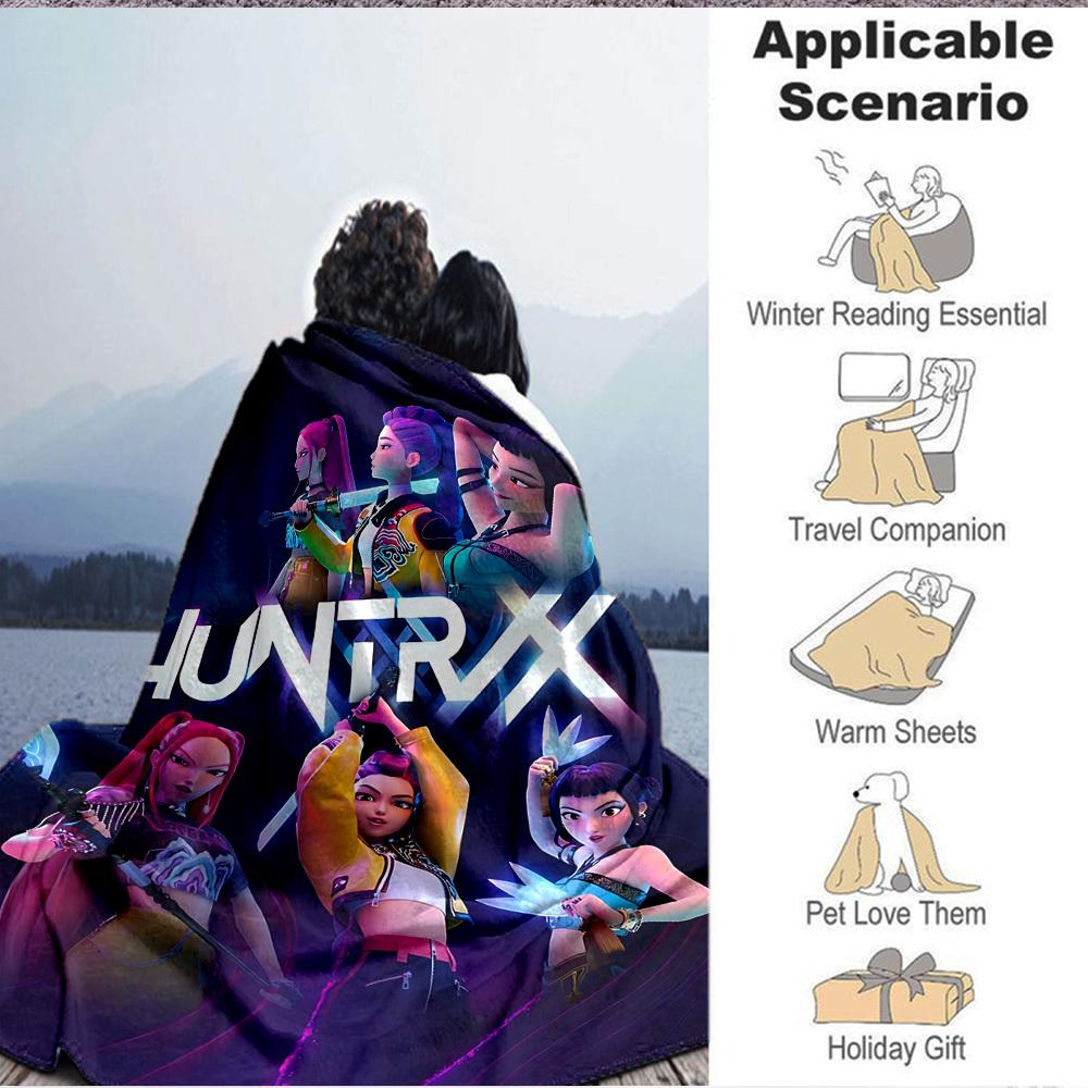 1 шт. Фланелевое одеяло Huntrix [Уютное покрывало] Для дивана, кровати, путешествий, кемпинга, гостиной, офиса, дивана, кресла и кровати