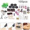 105pcs/Set Electric Drill Grinder For Polishing Rotating Roller Rotary Tool Kit