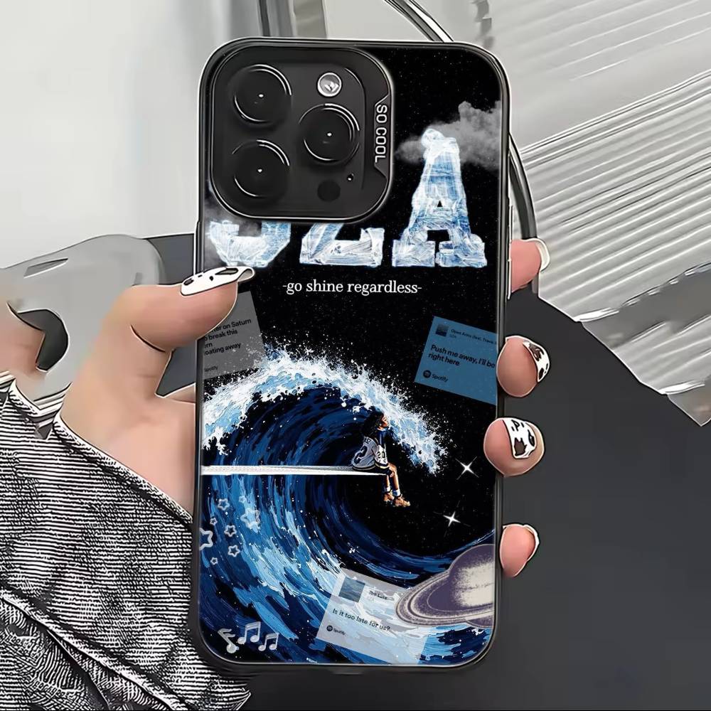 Fashion Singer For S-SZA Phone Case For iPhone 17,16,15,14,13,12,11 Plus,Pro Max,XS,Colorful Silver Black Cover
