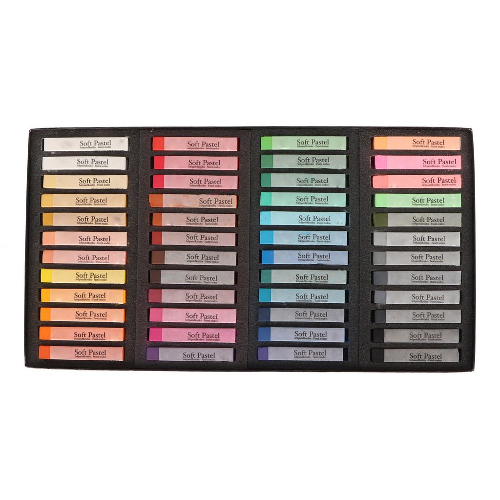 Мягкая пастель 48 цветов, профессиональная безвредная меловая пастель с высокой адгезией для рисования