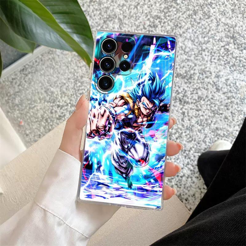 Goku Black Dragons B-Ball S26 Ultra Case Coque For Samsung Galaxy S25 S26 S24 S23 Ultra S22 S20 Plus S21 FE 5G Clear Phone Cover