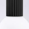 Halo ceiling lamp black IP44