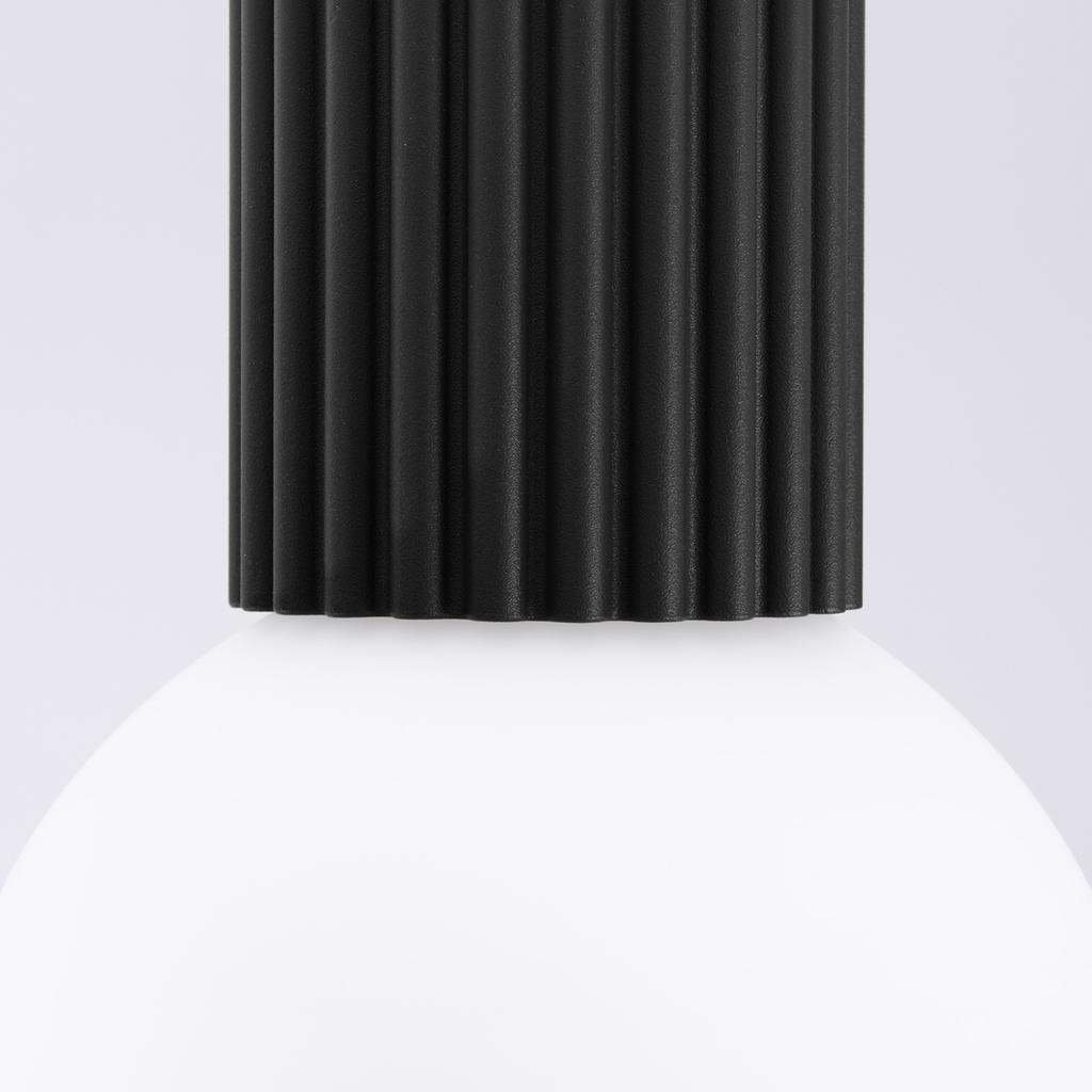 Halo ceiling lamp black IP44