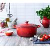 Cast Iron Roaster Le Creuset Signature Round 26 Cm Cherry Red 5.3 L (21177260602430)