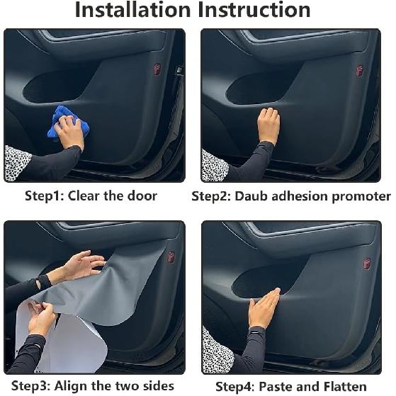 Защита от дверей автомобилей применяется 2019 2020 2021 2022 2023 2024 Toyota Rav4, Дверная защитная площадка анти-нагрузка антицита