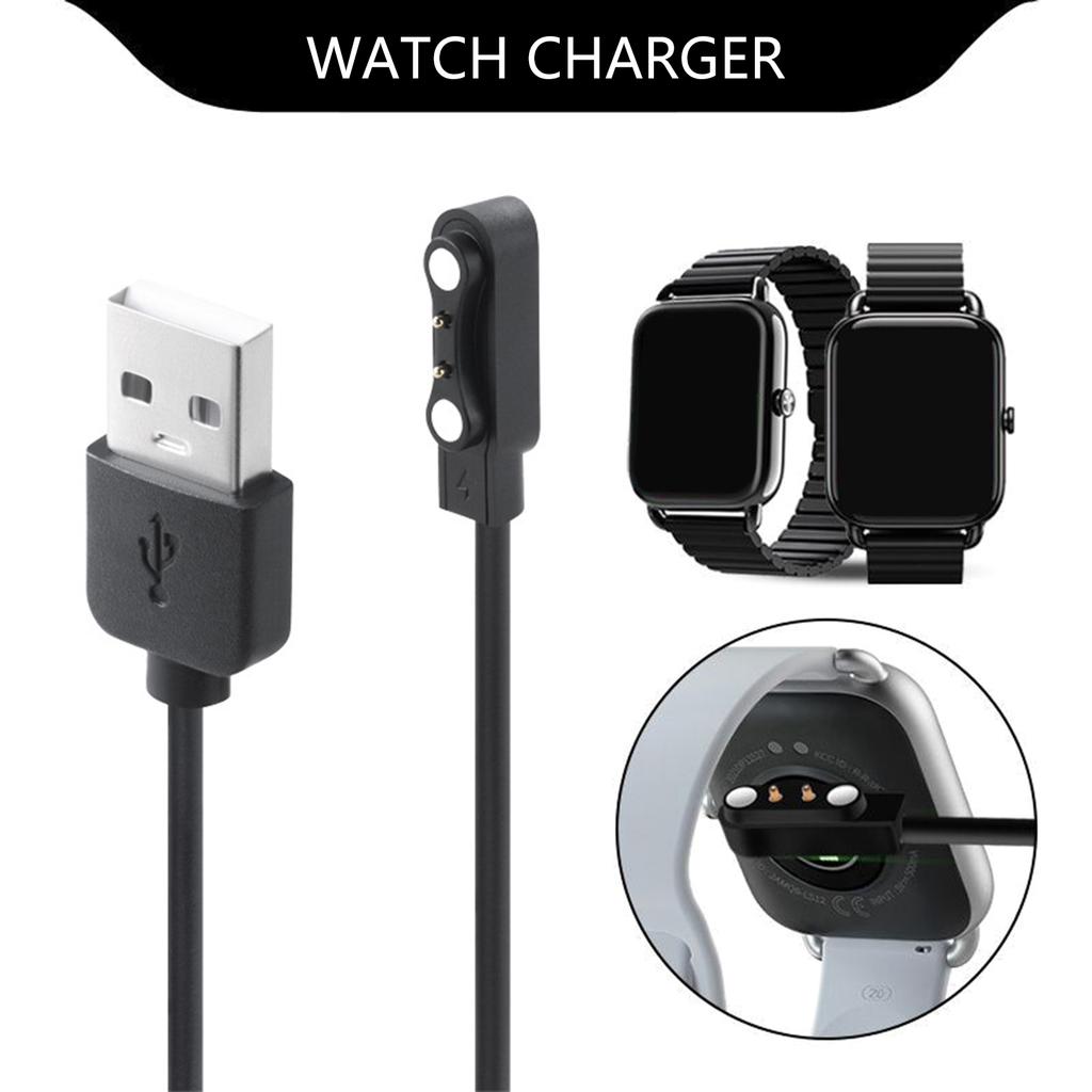 USB-кабель для зарядки USB2.0 Male на 2-контактный магнитный адаптер-шнур для 2-контактных умных часов с расстоянием 4,0 мм