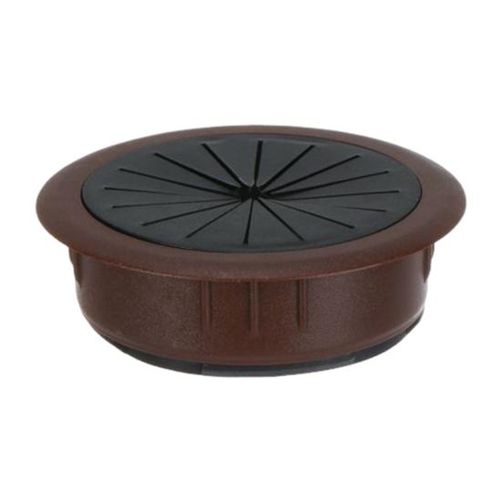 60 мм настольная кабельная втулка в форме лепестка с пряжкой, защитная крышка для отверстий для проводов, домашний офисный стол, компьютерный ПК, защитная круглая крышка, органайзер для кабелей