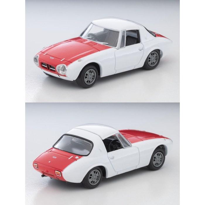 TOMYTEC Tomica Limited Vintage 1/64 LV-215a Toyota Sports 800 Custom Color White/Red '65