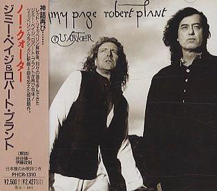 CD ДЖИММИ ПЕЙДЖ РОБЕРТ ПЛАНТ No Quarter PHCR1310 FONTANA 1994 Япония ObiRock Б/у